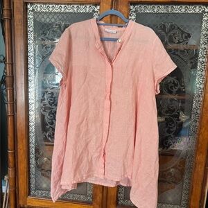 bryn Walker Pink Tunic Top